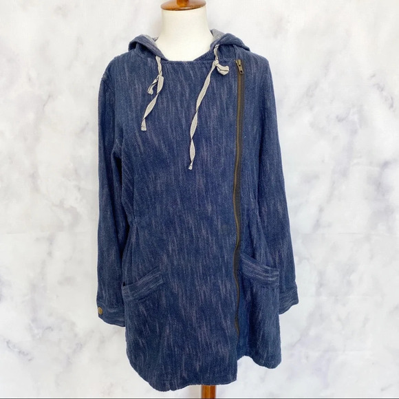 CAbi Washed Indigo Blue Adventure Anorak Jacket - Picture 2 of 11